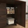 thumbnail image 6 of Desk Cabinet, with Storage Drawer & Shelves, Fold-up Desktop, Ideal for Home, Office, Dormitory, Small Spaces, 6 of 6