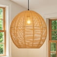 thumbnail image 4 of LittleGlovo Woven Globe Shape Pendant Light, 4 of 20