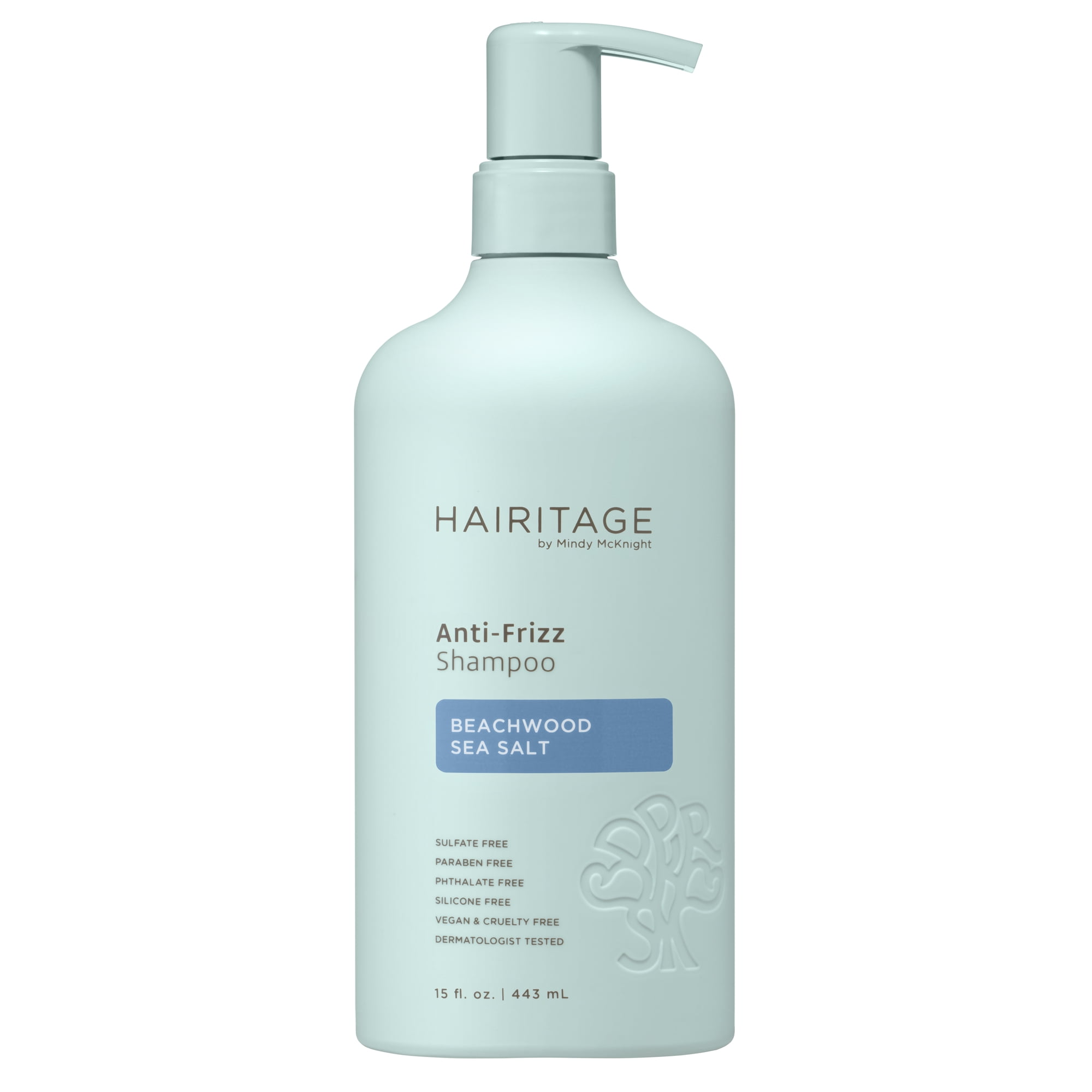 Hairitage Beachwood Sea Salt Anti-Frizz Shampoo, Frizz Control, Color Safe, 15 fl oz