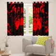 thumbnail image 5 of Erosebridal Gaming Curtains & Drapes Gamer Blackout Curtains,Video Game Console Gaming Window Curtains Bedroom Decor,Gamepad Red Black Tie Dye Window Treatments, 5 of 6