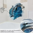 thumbnail image 5 of 3D Under The Sea World Stickers Removable Love Ocean Dolphin Wall Stickers Dolphin Murals Underwater World Vivid Fish Sea  Animals Art Floor Decal for Bathroom Living Room Bedroom Decor, 5 of 10