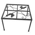 thumbnail image 4 of Alimentador de pollos, soporte de Metal para interiores y exteriores, soporte para macetas de hierro para el hogar, jardín, esquina cuadrada, 4 of 10