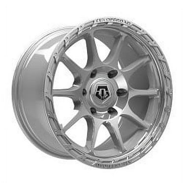 20x9 TIS 563BS Brushed Face With Silver Wheel 8x170 (0mm)