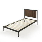 Zinus Wesley Metal Platform Bed Frame with Wood Slat Support, Twin