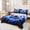 Black Blue 01, variant on Feelyou Fire Water Multisport Queen Sheets for Boys, Lightning Basketball Baseball Soccer Queen Sheet Sets, 4-Piece, 1 Flat Sheet, 1 Fitted Sheet and 2 Pillowcases