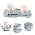 thumbnail image 3 of Unique Bargains 1 Pc Cute Cartoon Cat Ears Headbands for Girls for Women 7.09"x6.50", Gray, 3 of 6