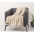 thumbnail image 7 of American Soft Linen Fleece Blanket Throw Size 50x60 - Cozy, Durable & Lightweight for Bed, Couch, and All-Season Comfort, Taupe, 7 of 7