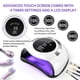 thumbnail image 3 of Uv Led Nail Lamp 120w Gel Nail Polish Uv Light For Nail Dryer Curing Lamp Faster 4 Timer Setting Professional Portable Handle For Fingernail And Toen, 3 of 5
