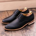 thumbnail image 3 of Nuevos zapatos de boda de moda para hombres, zapatos Oxford de cuero, zapatos de vestir de negocios para hombres, mocasines (25 cm), 3 of 3