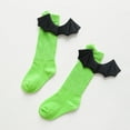 thumbnail image 2 of Toimothcn Children'S Socks Funny Halloween Bat Printed Stockings Bow Wing Half High Tube Pile Warm Stretchy Slim Fit Socks Comfy Childs Socks, 2 of 4