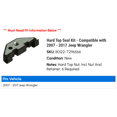 thumbnail image 2 of Hard Top Seal Kit - Compatible with 2007 - 2017 Jeep Wrangler 2008 2009 2010 2011 2012 2013 2014 2015 2016, 2 of 2