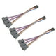 thumbnail image 5 of Cable adaptador de ventilador de 3 piezas Cable convertidor de placa base 3 en 1 de 4 pines a 4 pines + 3 pines + 3 pines, 5 of 8
