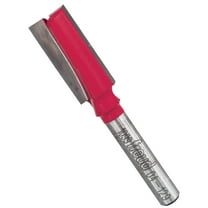 Freud 7/16" (Dia.) Double Flute Straight Bit with 1/4" Shank (04-129) , Red