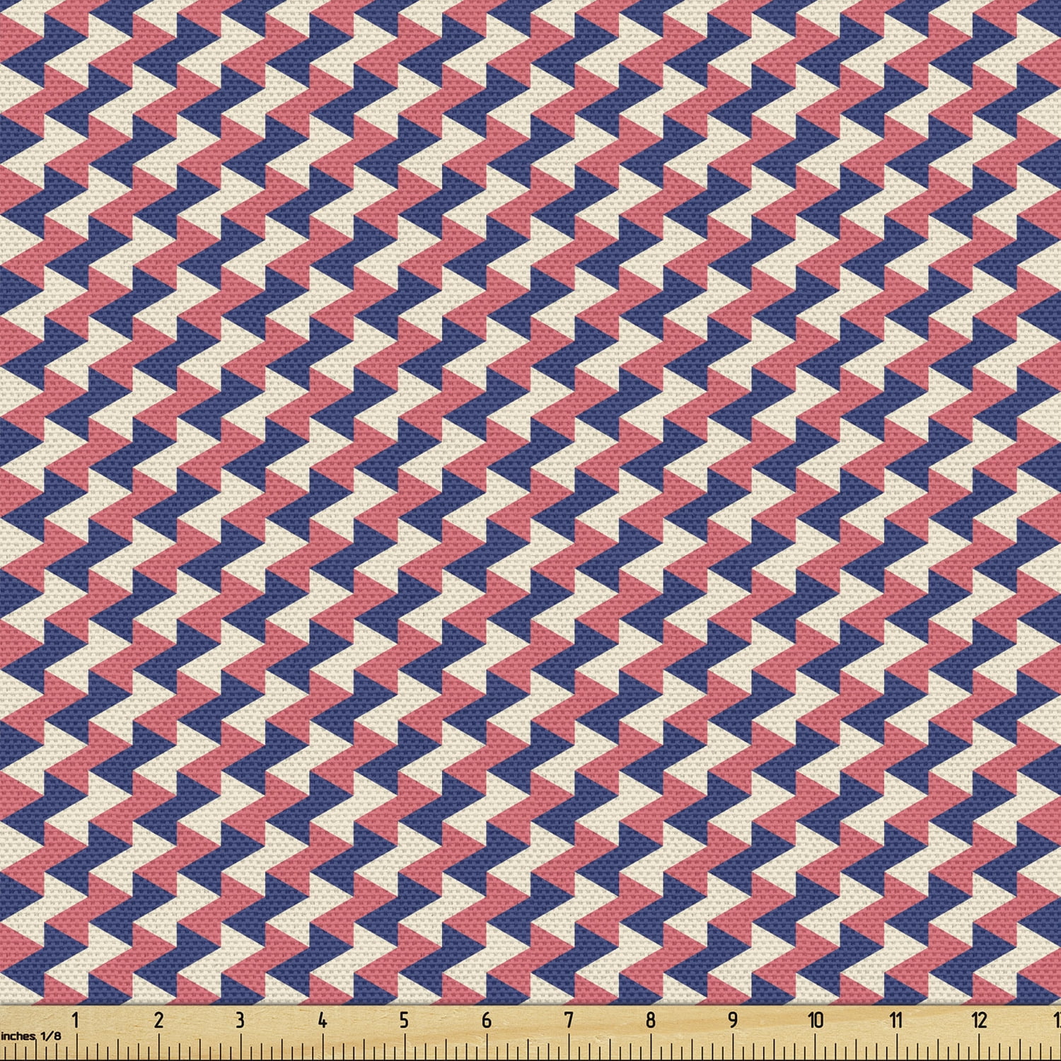 Geometric Fabric by the Yard Composition with Abstract Art Design