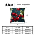 thumbnail image 5 of Cherry Luxurious Velvet Pillows Covers Set of 2 for Throw Pillow or Bed Pillow, Unique Patterns, 16x16 18x18 20x20 Inches,for Various Occasions, 5 of 6
