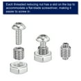 thumbnail image 5 of 30Pcs Threaded Insert, Stainless Steel M10*1.5 Male to M6*1 Female 12mm Long, 5 of 6
