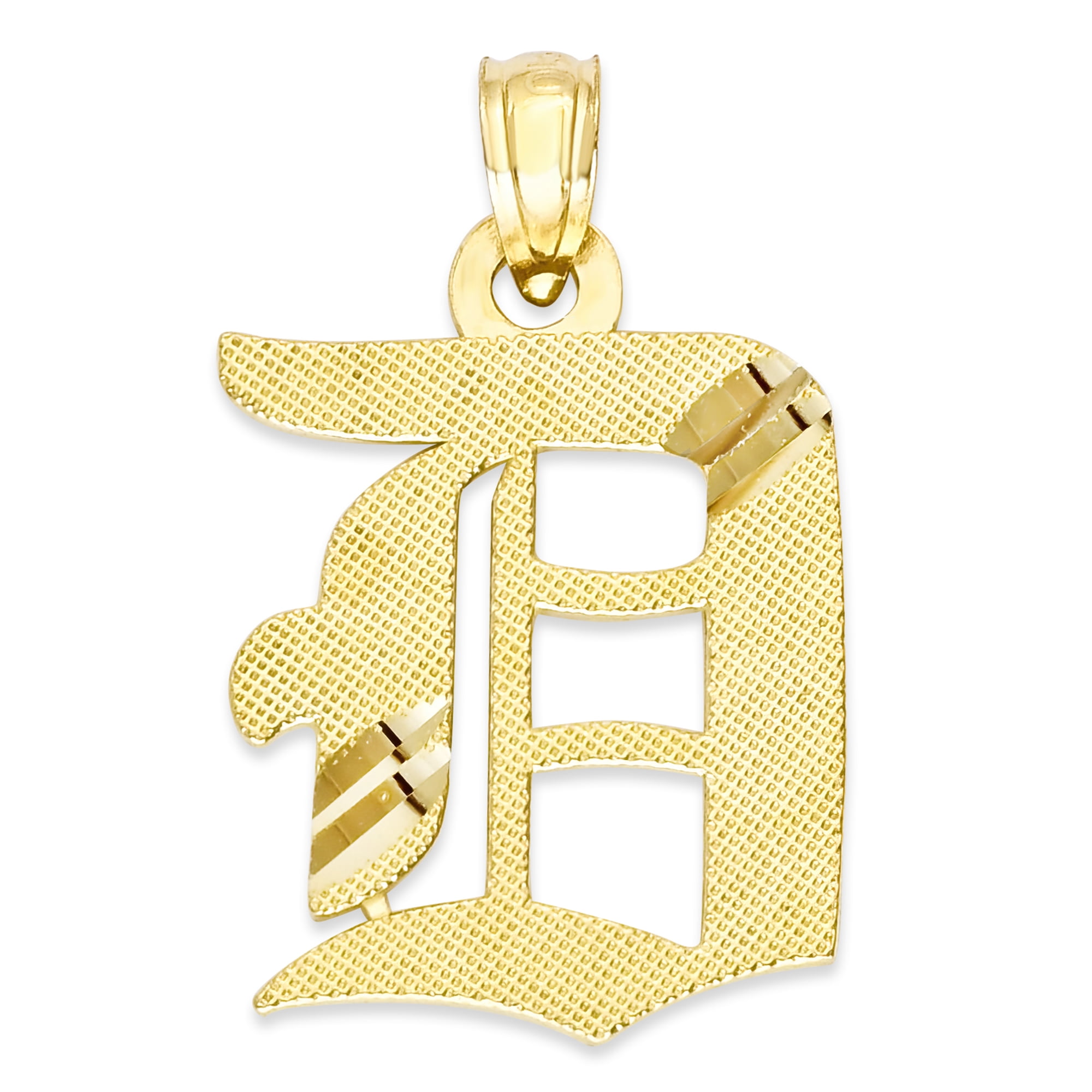 14k Gold Old English Initital Letter D 