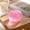 Pink, variant on Linnome Realistic Steamed Bun Slow Rise Squeeze Stress Relief Plaything Glitter Filled Soft TRP Fidget Plaything Pocket Sized Anxiety Relief Desk Decor Ornament