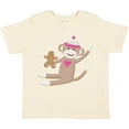 thumbnail image 3 of Inktastic Sock Monkey Gingerbread Boys or Girls Toddler T-Shirt, 3 of 5