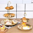 thumbnail image 3 of Stainless Steel Multi-Layer Tray Dessert Plate Fruit Plate Snack Plate Display Plate Cupcake Rack, 3 of 5
