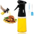 thumbnail image 1 of Olive Oil Sprayer, Oil Spray for Cooking, BBQ Cooking Spray Bottle, 7 oz / 210 ml Oil Sprayer Bottle (Black), 1 of 5