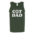 thumbnail image 2 of Wild Bobby, Best Cat Dad Daddy Gift, Pop Culture, Men Graphic Tank Top, Forest Green, X-Large, 2 of 3