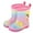 Pink, variant on Rain Boots Kids Kids Toddler Astronaut Themed Rain Shoes Baby Lightweight Non Water Shoes Rain Boots Toddler Boy Pink 2 Years-3 Years