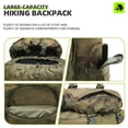 thumbnail image 3 of Mochila de Senderismo y Camping HongXingHai 100L Impermeable Verde Ruina, 3 of 7