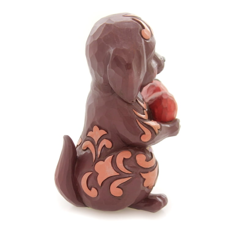 Heartwood Creek by Jim Shore LOVE IS A FAITHFUL FRIEND Dog Holding
