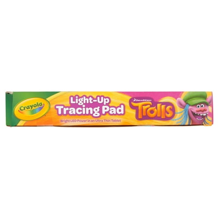 crayola light up tracing pad featuring trolls 20 pieces best
