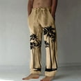 thumbnail image 1 of Pantalones largos para hombre, moda, estampados, casuales, cintura elástica con bolsillo, pantalones deportivos, pantalones de poliéster para hombre., 1 of 4
