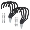 thumbnail image 1 of HOOWIFFY 8 Pcs Support Mural pour Vélo Noir pour Garage Usage Intensif, 1 of 7