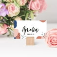 thumbnail image 3 of Koyal Wholesale Terracotta Abstract Shapes Place Cards for Wedding Party Tables, Seating Name Place Card, 60 Pack, 3 of 5