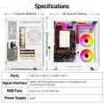 thumbnail image 3 of WIWB Gaming PC, Ryzen 5 5500, RX 6500 XT 4GB, 16GB DDR4, 512GB SSD, WiFi 6, White, 3 of 9
