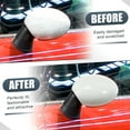 thumbnail image 2 of Unique Bargains Paire de Capuchons de Remplacement pour Rétroviseur de Voiture Blanc pour BMW Mini Clubman R55 Hatchback Cooper R56, 2 of 6