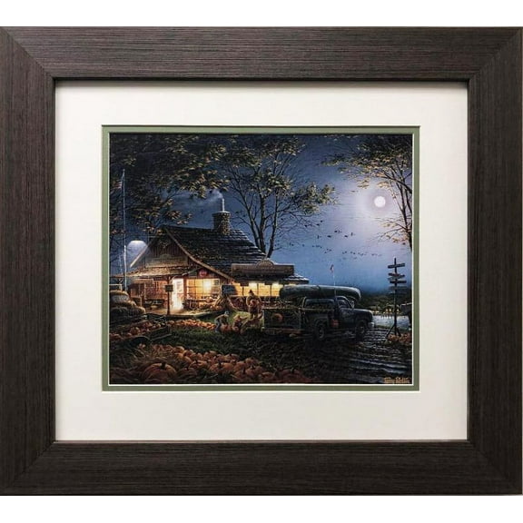 Terry Redlin "Autumn Traditions" CUSTOM FRAMED Generic