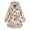 A, variant on Edvintorg Kids Jackets Girls Fashion Floral Printed Thickened Warm Cotton Jacket Coat with Detachable Hat 3-10 Years Winter School Outfits Children Outerwear with Button