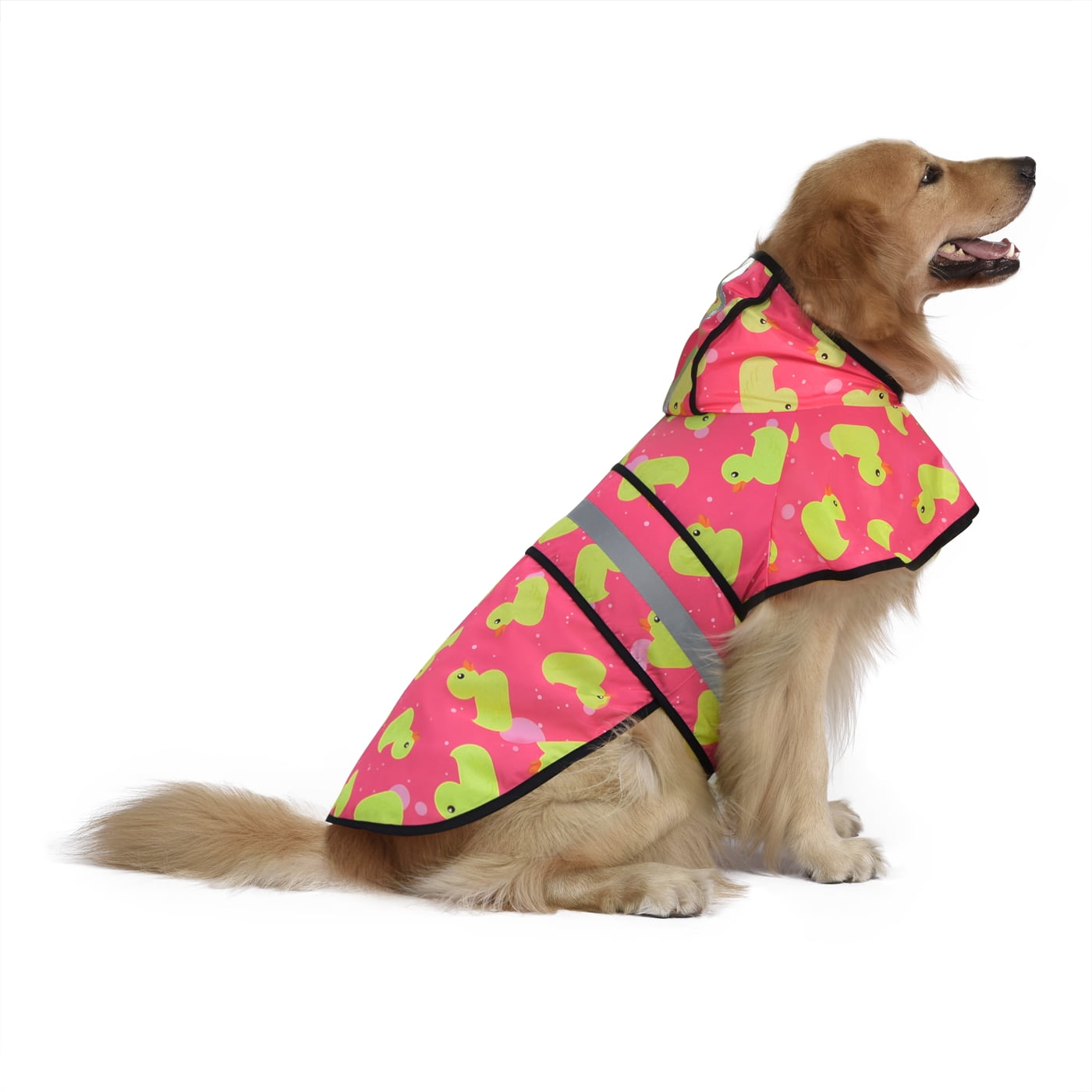 HDE Dog Raincoat Hooded Slicker Poncho for Small to X-Large Dogs and ...