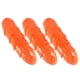 thumbnail image 2 of Artificial Food Model Faux Sausage Decorative Photography Prop Adults Restaurant Display 3Pcs Orange Cylindrical Shape PVC, 2 of 5