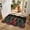 Red Green, variant on Oval Door Mat 16"x24", Red Green Christmas Tree Absorbent Non Slip Welcome Mats for Front Door, Xmas Buffalo Plaid Winter Snowflakes Diatomaceous Entryway Rug for Home Bathroom Kitchen Entrance