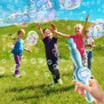 thumbnail image 3 of Bubble Machine Magic Wand, DELESYS Childhood Machine Elastic Stick Charging Set+3 Special Liquid+3 Atomizing Tool+2 Gloves 210ml, 3 of 7