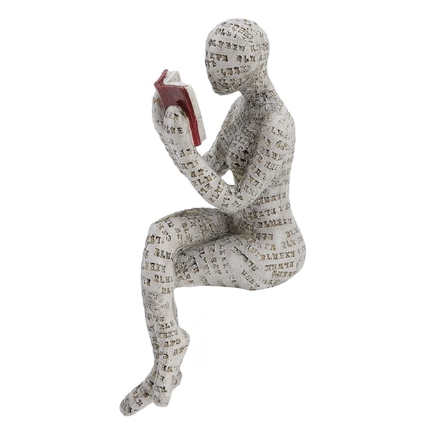 Adorno De Decoración De Estantería, Texturas Vívidas Figura De Mujer De Lectura De Resina Regalo Ideal Para Mesa De Comedor ANGGREK Disfraces