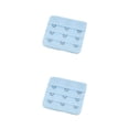 thumbnail image 2 of Guardurnaity Extensión Correa Sujetador Extensor Hebilla 3 Gancho Accesorios Sujetador Transpirable Ganchos Botones Reemplazo 3 Filas azul claro azul claro 2piezas, 2 of 6
