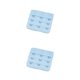 thumbnail image 1 of Guardurnaity Correa de extensión Extensores de sujetador Hebilla 3 Accesorios de gancho Sujetador Ganchos transpirables Botones Reemplazo 3 filas azul claro azul claro 2piezas Guardurnaity CBP460510, 1 of 5