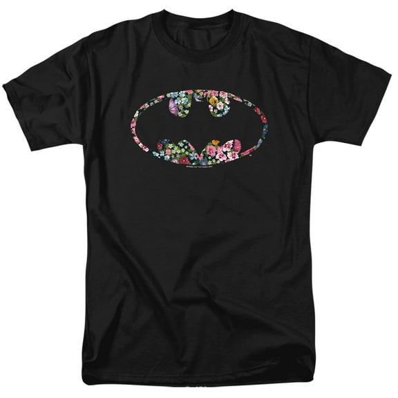 Batman Floral Logo Unisex Adult T Shirt For Men And Women