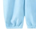 thumbnail image 6 of SGFCWSX Girls Clothing Sets Ribbed Knit Short Sleeve Long Pants 2 Piece Casual Outfit for Kids Light Blue Size 2-3 Years, 6 of 6