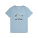 thumbnail image 1 of Animal - Camiseta Carina Diseño Impreso de Orgánica para Mujer (Azul), 1 of 2