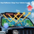thumbnail image 5 of POLERO Car Windshield Sun Shade Sea Turtle Starfish Windshield Cover Automotive Interior Protection Front Window Sun Visor Protector Blocks UV Rays Keep Your Vehicle Cool, 5 of 7