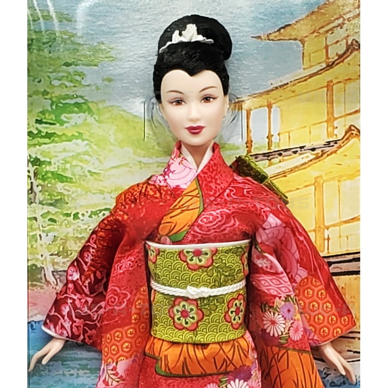 Barbie, Dolls of the World, Princess of Japan, Kimono Floral Obi