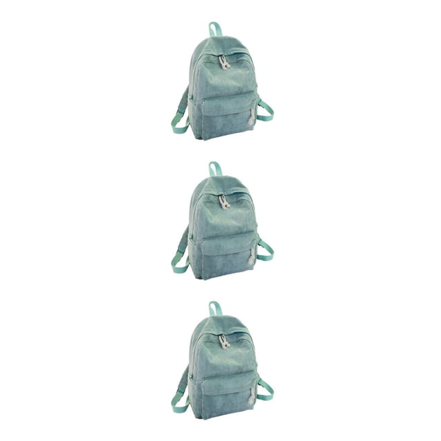 relayinert Cloth Lightweight And Practical Shoulder Bag For Everyday Practical Gifts Spacious School Backpack light green 3Set